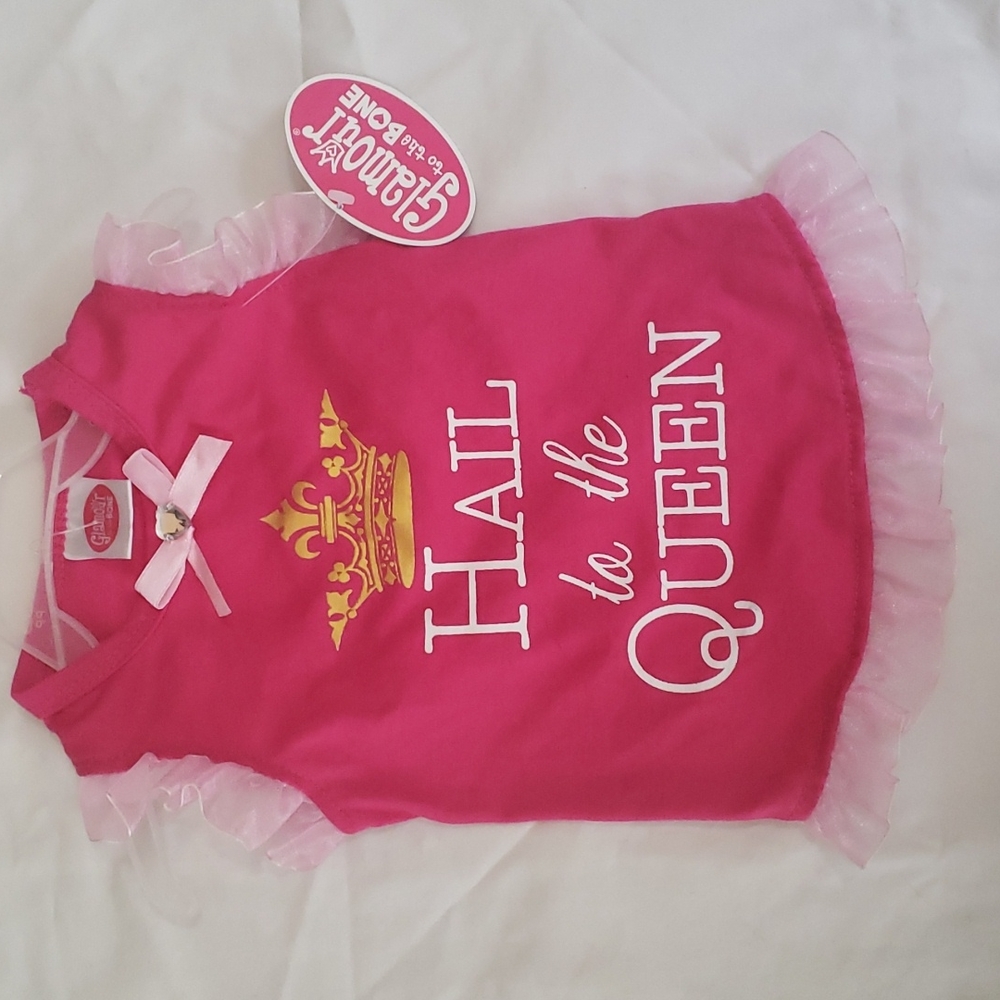 Glamour to the bone "Hail to the Queen" pet dress
